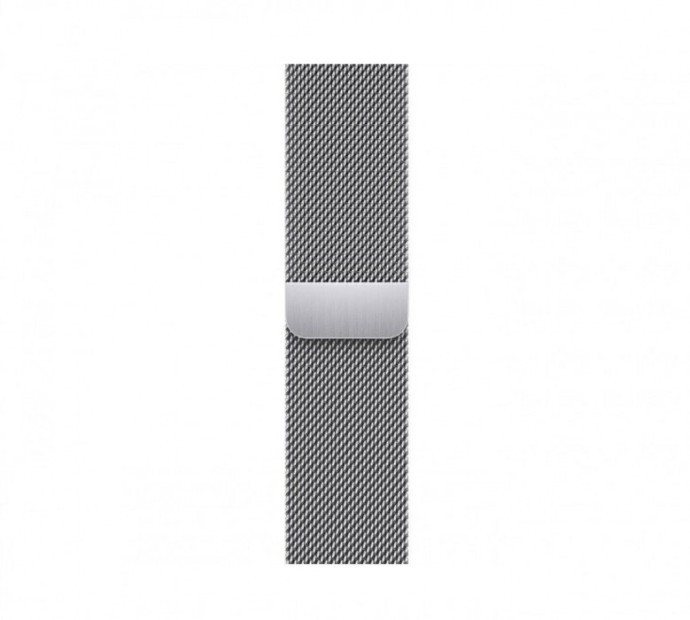Смарт-часы Apple Watch Series 7 GPS + Cellular 45mm Silver Stainless Steel Case with Silver Milanese Loop (MKJE3)  Фото №1