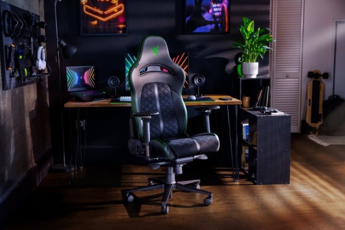 Комп&#039;ютерне крісло для геймера Razer Enki Green (RZ38-03720100-R3G1)  Фото №6