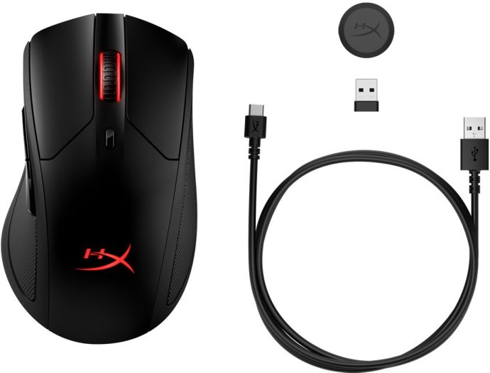 Миша HyperX Pulsefire Dart Wireless Gaming Black (HX-MC006B, 4P5Q4AA)  Фото №1
