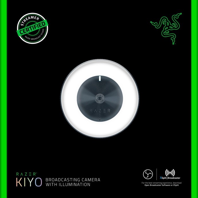 Веб-камера Razer Kiyo X (RZ19-04170100-R3U1, RZ19-04170100-R3M1)  Фото №4
