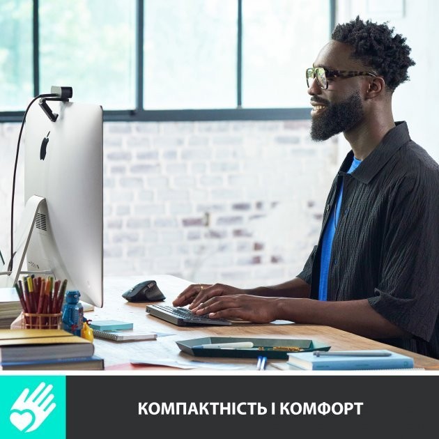 Клавіатура Logitech MX Keys Mini Wireless Illuminated Graphite (920-010501)  Фото №1