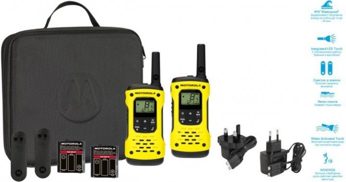 Портативная рация Motorola TALKABOUT T92 H2O Twin Pack (A9P00811YWCMAG)  Фото №0