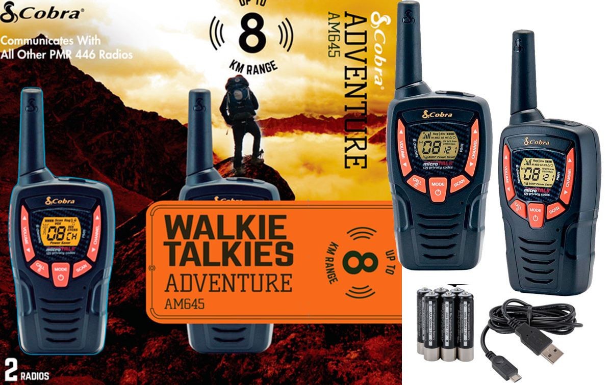 Комплект ручных радиостанций Cobra AM645 PMR  Фото №8