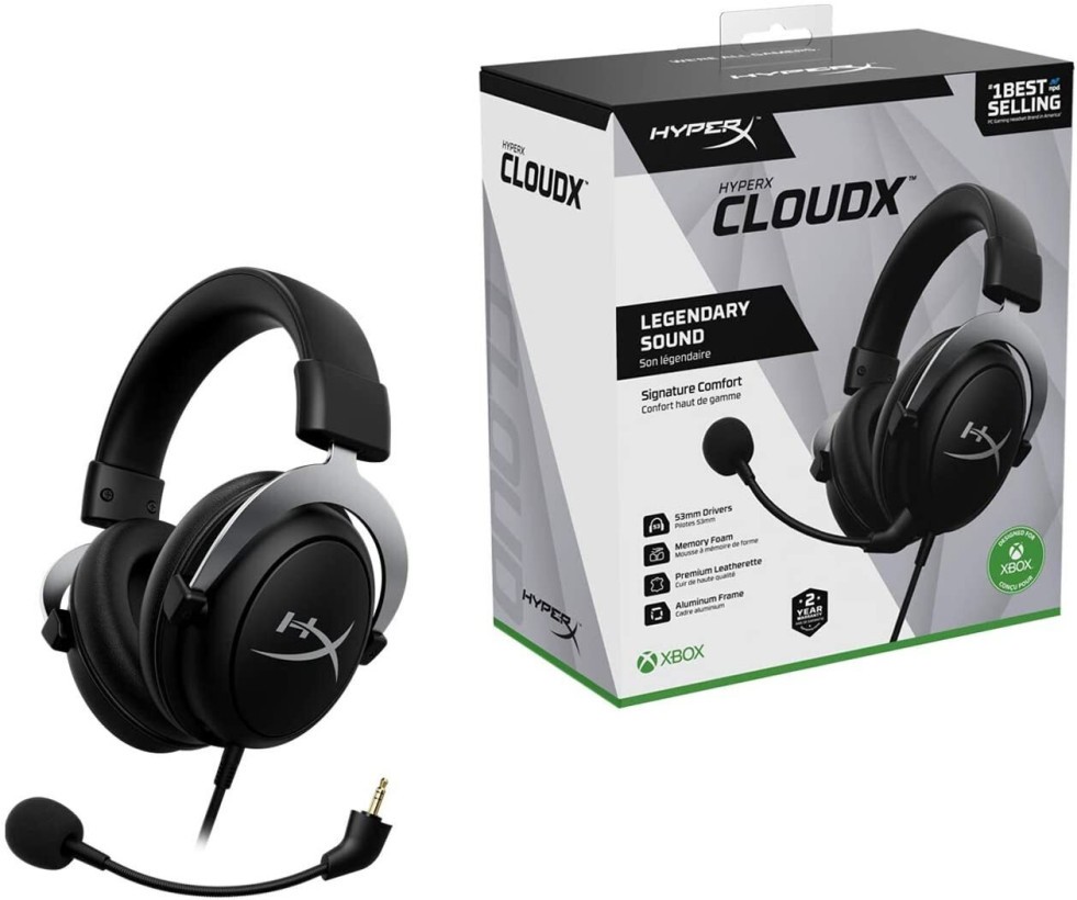 Комп&#039;ютерна гарнітура HyperX CloudX for Xbox Gun Metal (HHSC2-CG-SL/G/4P5H8AA)  Фото №6