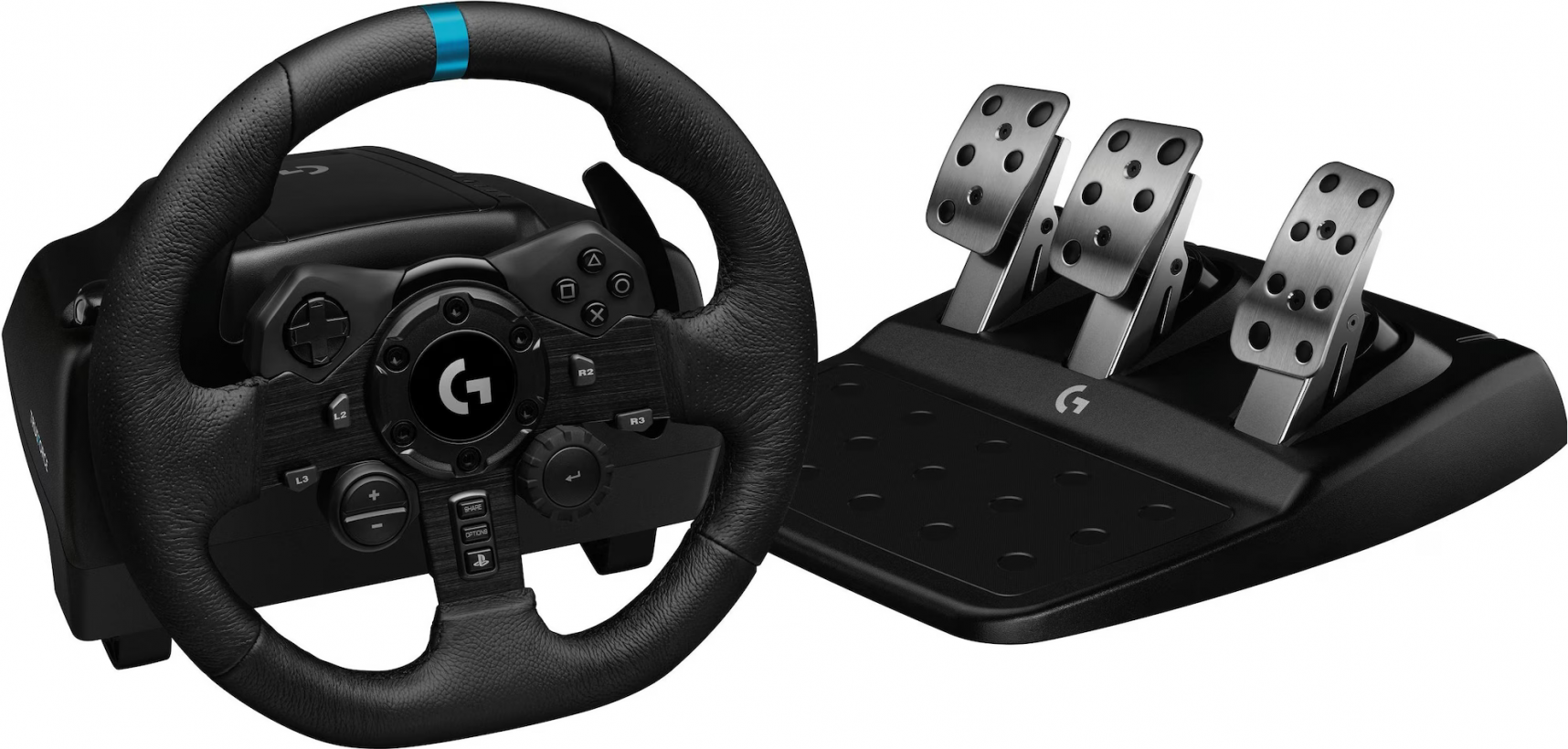 Комплект (кермо, педалі) Logitech G923 PS4/PC (941-000149)