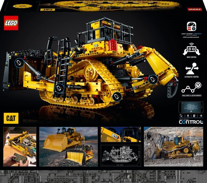 Авто-конструктор LEGO Бульдозер Cat D11 с Д/У (42131)  Фото №10