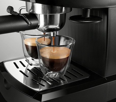 Рожковая кофеварка эспрессо Delonghi EC 155  Фото №4