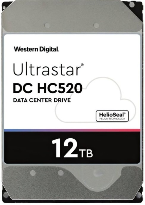 Жорсткий диск WD Ultrastar DC HC520 SATA 12 TB (HUH721212ALE600/0F29590)  Фото №0