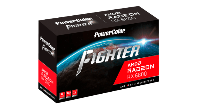 Відеокарта PowerColor Fighter AMD Radeon RX 6800 16GB  Фото №0