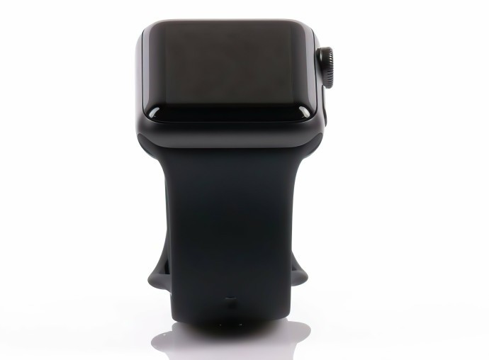 Смарт-часы Apple Watch Series 3 GPS 38mm Space Gray with Black Sport Band (MTF02)  Фото №0