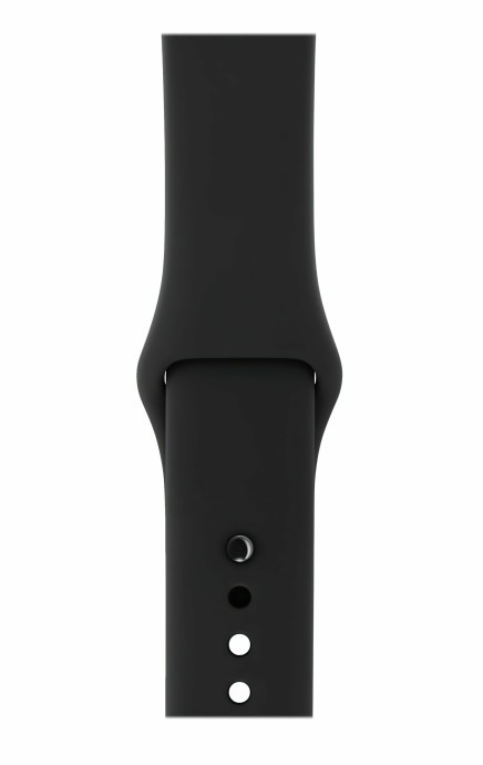 Смарт-часы Apple Watch Series 3 GPS 38mm Space Gray with Black Sport Band (MTF02)  Фото №1