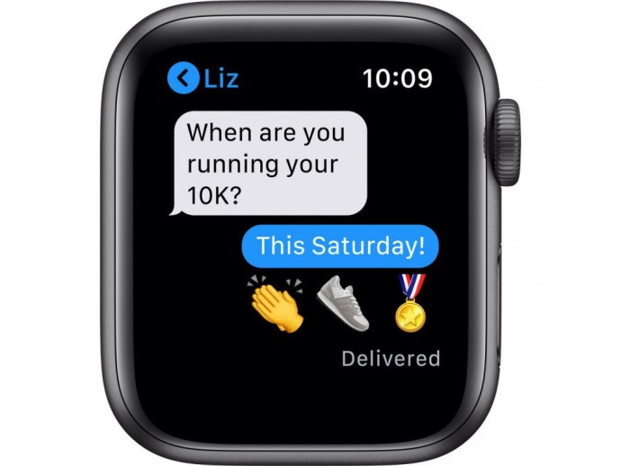 Смарт-годинник Apple Watch Series 6 GPS 40mm Space Gray Aluminum Case w. Black Sport B. (MG133)  Фото №3