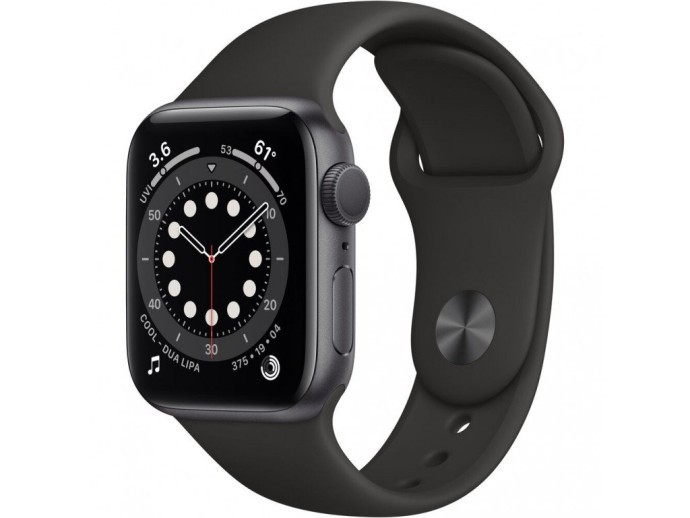 Смарт-годинник Apple Watch Series 6 GPS 40mm Space Gray Aluminum Case w. Black Sport B. (MG133)  Фото №5