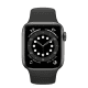 Смарт-годинник Apple Watch Series 6 GPS 40mm Space Gray Aluminum Case w. Black Sport B. (MG133)
