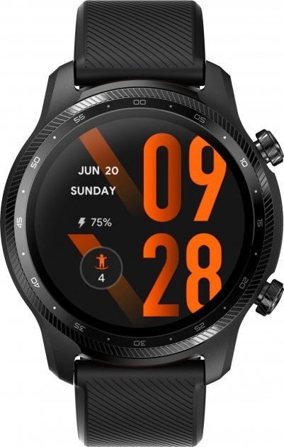 Смарт годинник Mobvoi TicWatch Pro 3 Ultra GPS Shadow Black  Фото №0