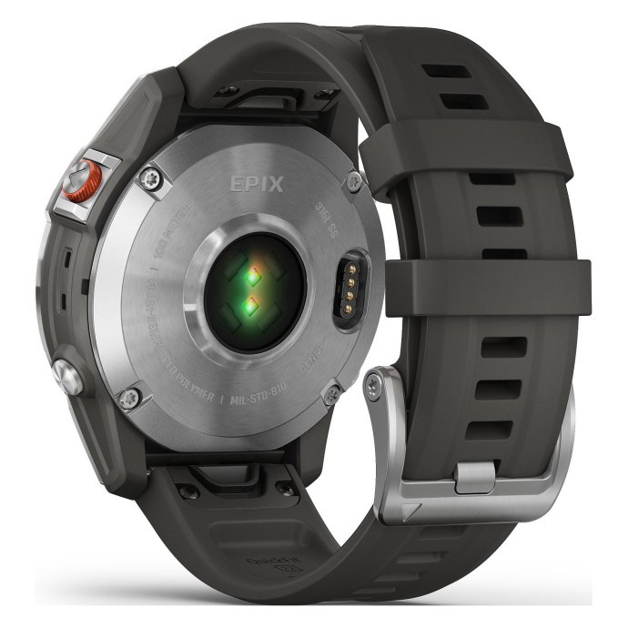Смарт-годинник Garmin Epix (Gen 2) Slate Steel (010-02582-00/01)  Фото №2