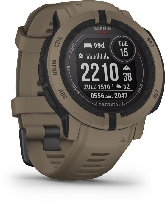 Смарт-годинник Garmin Instinct 2 Solar - Tactical Edition Coyote Tan (010-02627-14)  Фото №0