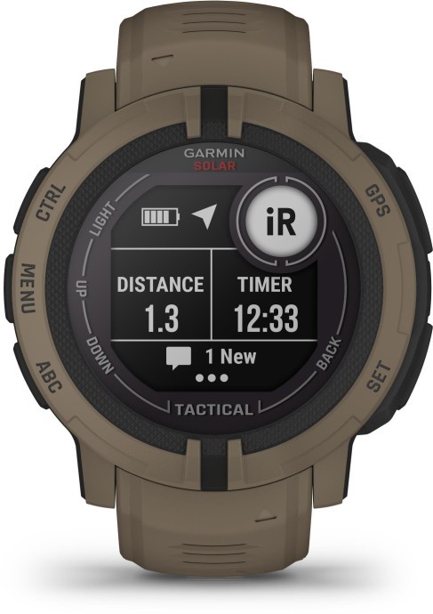 Смарт-годинник Garmin Instinct 2 Solar - Tactical Edition Coyote Tan (010-02627-14)  Фото №1