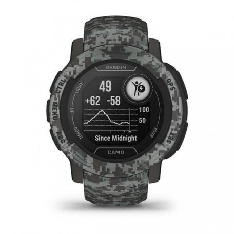 Смарт-годинник Garmin Instinct 2 - Camo Edition Graphite Camo (010-02626-13)  Фото №6