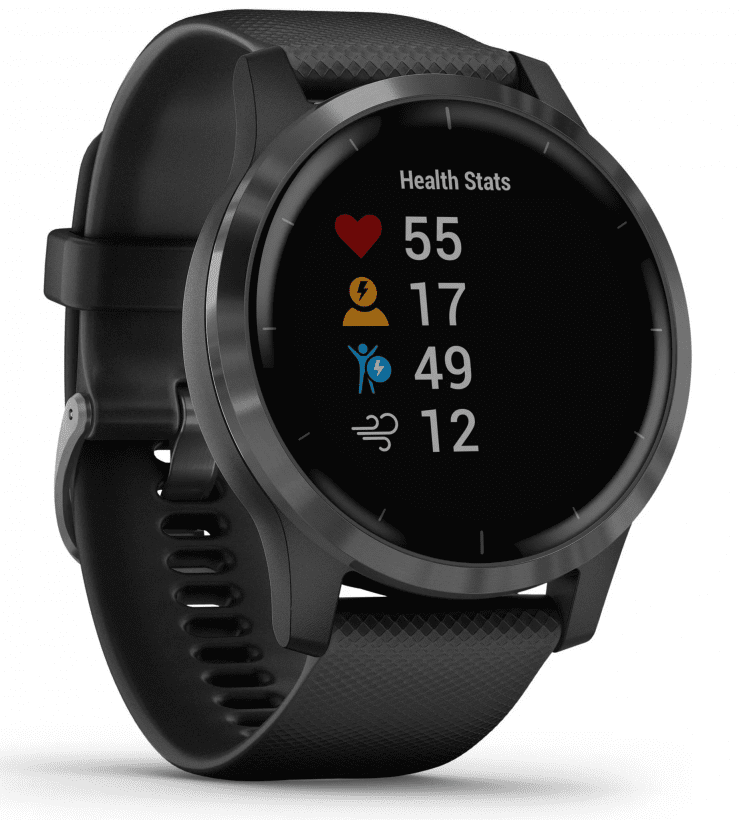 Смарт-годинник Garmin vivoactive 4 Black/Slate (010-02174-13/010-02174-11)  Фото №0