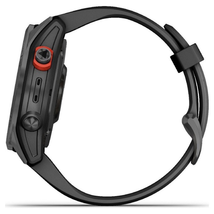 Смарт-годинник Garmin Fenix 7S Solar Slate Gray with Black Band (010-02539-12/13)  Фото №3