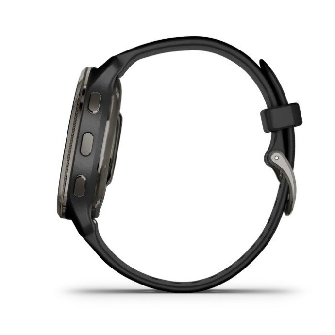 Смарт-часы Garmin Venu 2 Plus Slate S. Steel Bezel w. Black Case and S. Band (010-02496-01/11/51))  Фото №3