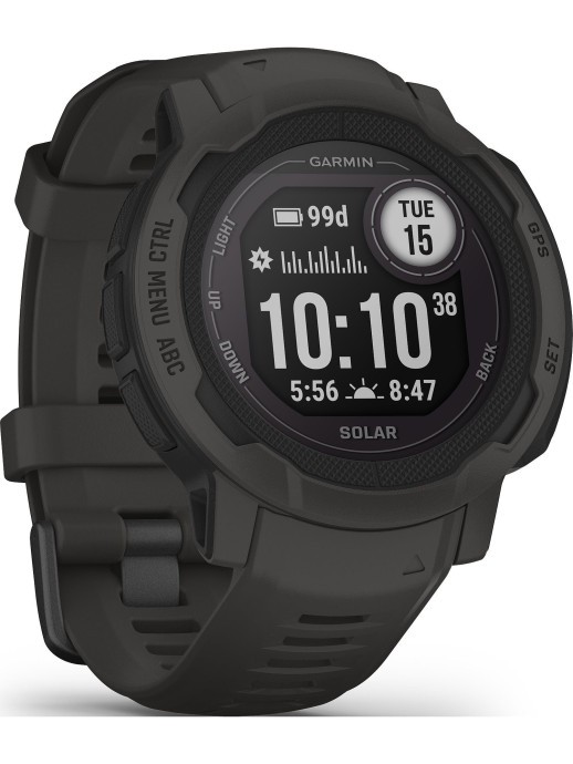 Смарт-годинник Garmin Instinct 2 Solar Graphite (010-02627-10)  Фото №2