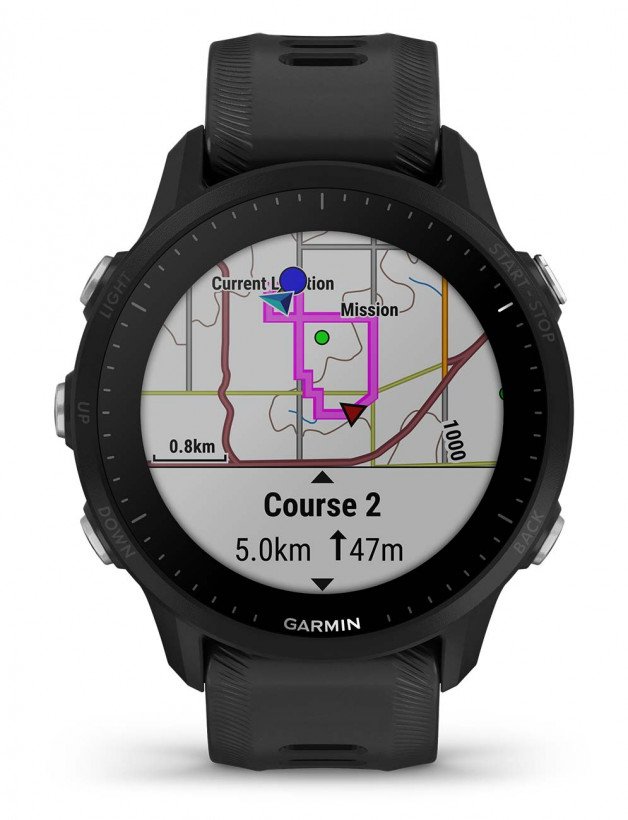 Смарт-годинник Garmin Forerunner 955 Black (010-02638-10/30)  Фото №1