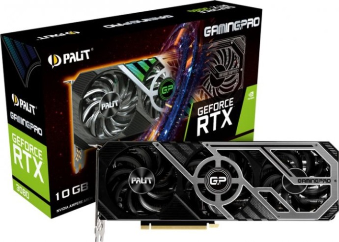 Відеокарта Palit GeForce RTX 3080 GamingPro V1 (NED3080019IA-132AA/LHR)  Фото №10