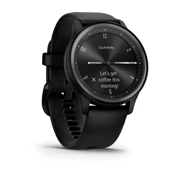 Смарт-годинник Garmin Vivomove Sport Black Case and S. Band w. Slate Accents (010-02566-00)  Фото №6