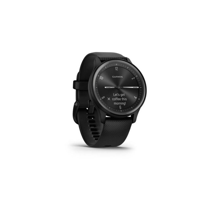 Смарт-годинник Garmin Vivomove Sport Black Case and S. Band w. Slate Accents (010-02566-00)  Фото №1