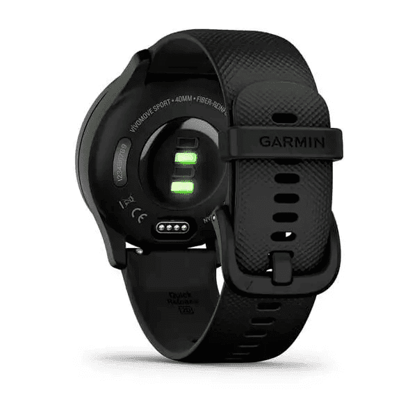 Смарт-годинник Garmin Vivomove Sport Black Case and S. Band w. Slate Accents (010-02566-00)  Фото №9