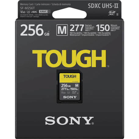 Карта памяти Sony 256 GB SDXC UHS-II U3 V60 TOUGH SFM256T.SYM  Фото №0