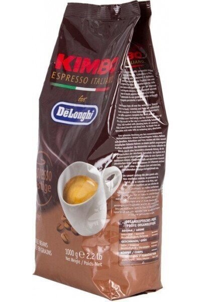 Кофе в зернах Kimbo DeLonghi Prestige в зернах 1 кг (8002200140632)  Фото №0
