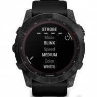 Смарт-годинник Garmin Fenix 7X Sapphire S. Black DLC Titanium w. Black Band (010-02541-22/23)