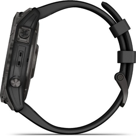 Смарт-годинник Garmin Fenix 7X Sapphire S. Black DLC Titanium w. Black Band (010-02541-22/23)  Фото №4