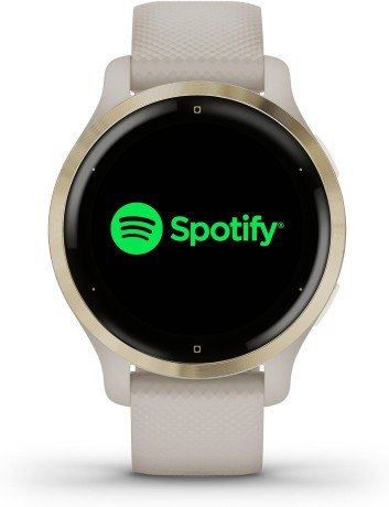 Смарт-часы Garmin Venu 2S Light Gold Stainless Steel Bezel with Light Sand Case and Silicone Band (010-02429-01/11)  Фото №3