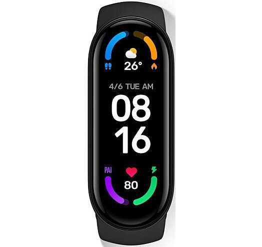 Фитнес-браслет Xiaomi Mi Smart Band 6 Black (BHR4951GL, BHR4955CN)  Фото №1
