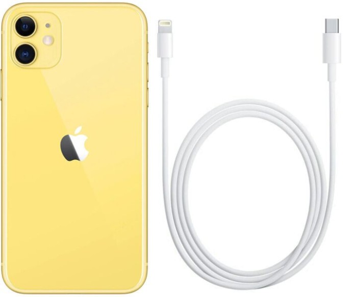 Смартфон Apple iPhone 11 64GB Yellow (MWLA2)  Фото №3
