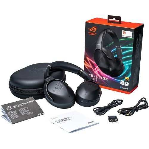 Навушники з мікрофоном ASUS ROG STRIX GO 3.5mm/BT Black (90YH02Y1-B5UA00)  Фото №6