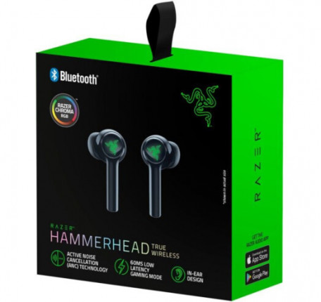 Наушники TWS Razer Hammerhead True Wireless 2021 (RZ12-03820100-R3G1)  Фото №1