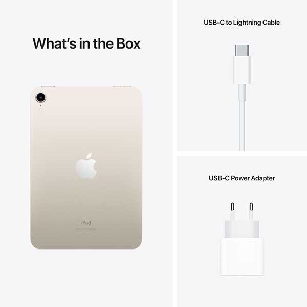 Планшет Apple iPad mini 6 Wi-Fi 256GB Starlight (MK7V3)  Фото №2