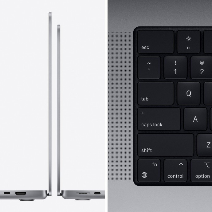 Ноутбук Apple MacBook Pro 14” Space Gray 2021 (MKGQ3)  Фото №2