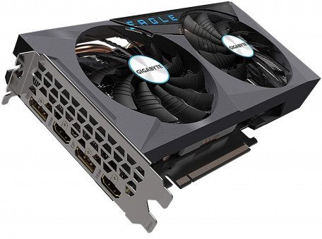 Видеокарта GIGABYTE GeForce RTX 3060 Ti EAGLE OC 8G rev. 2.0 (GV-N306TEAGLE OC-8GD rev. 2.0)  Фото №2