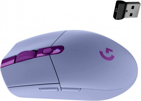 Миша Logitech G305 Wireless Lilac (910-006022)  Фото №2