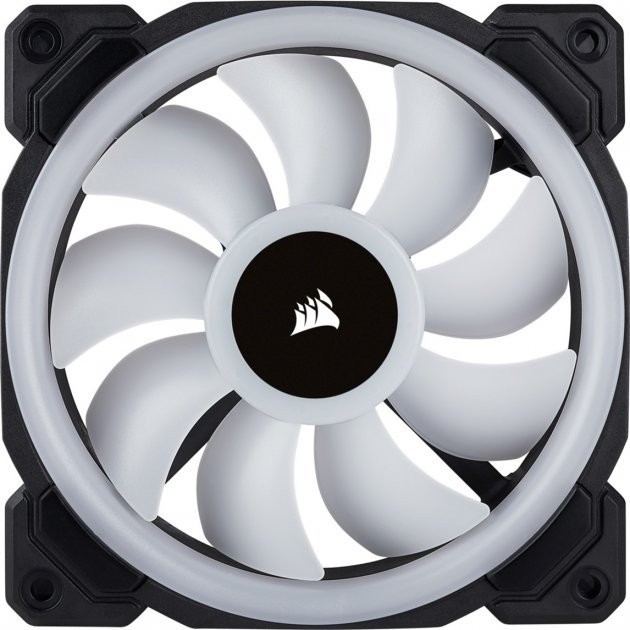 Вентилятор Corsair LL120 RGB Dual Light Loop RGB LED PWM 3 Fan Pack with Lighting Node PRO (CO-9050072-WW)  Фото №3