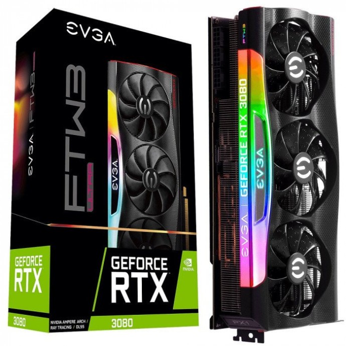 Видеокарта EVGA GeForce RTX 3080 Ti FTW3 ULTRA GAMING (12G-P5-3967-KR)  Фото №0