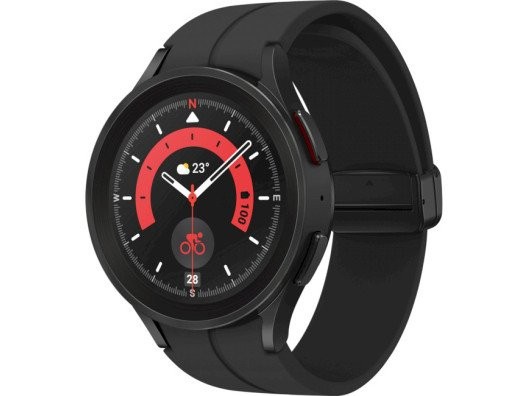 Смарт-часы Samsung Galaxy Watch5 Pro 45mm Black Titanium (SM-R920NZKA)  Фото №0
