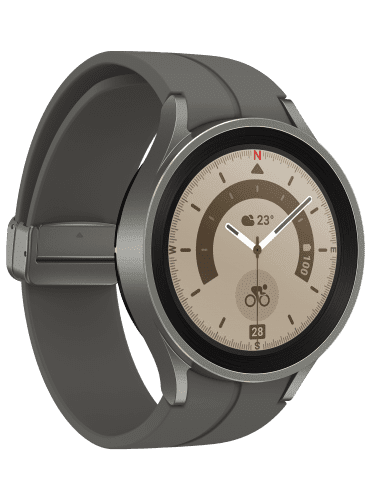 Смарт-часы Samsung Galaxy Watch5 Pro 45mm Gray Titanium (SM-R920NZTA)  Фото №0
