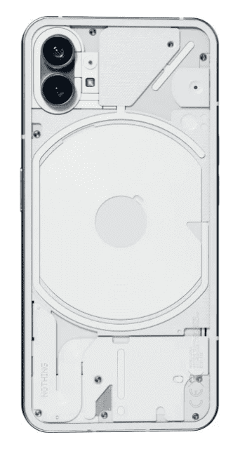 Смартфон Nothing Phone (1) 8/256GB White  Фото №3